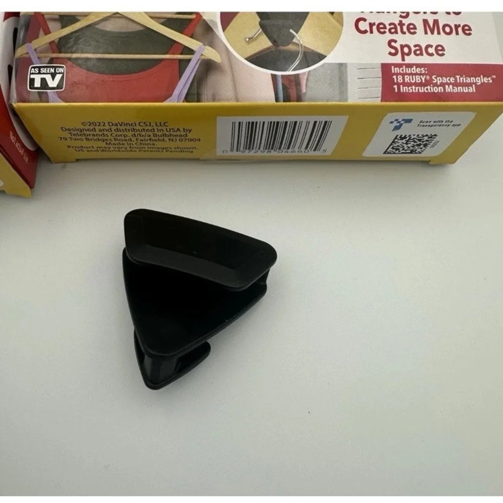 AS-SEEN-ON-TV Premium Hanger Hooks Triple Closet Space 18PC -‎ 2 New & 12x